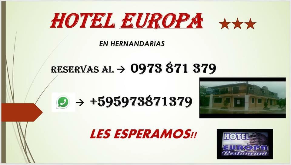 Hotel Europa Hernandarias Ngoại thất bức ảnh